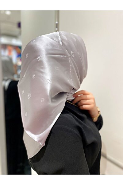 Aker İpek Monogram Jakar Eşarp