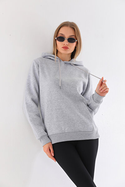 Everest Everst Hooded 3 Thread Raster Kangaroo Pocket Sweatshirt