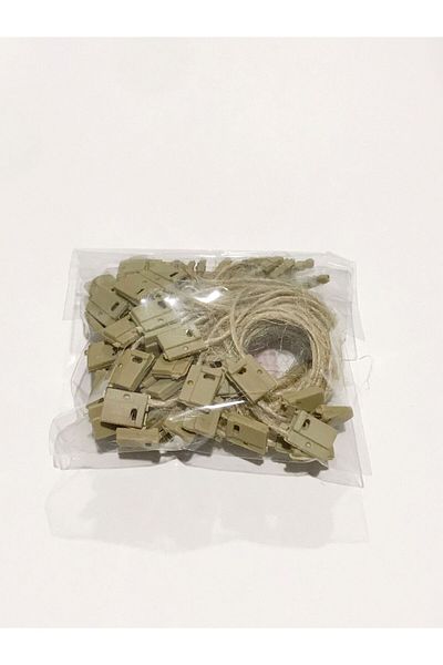 Grdall 50 Pieces - Locked String - Product String - Locked Label String - Jute