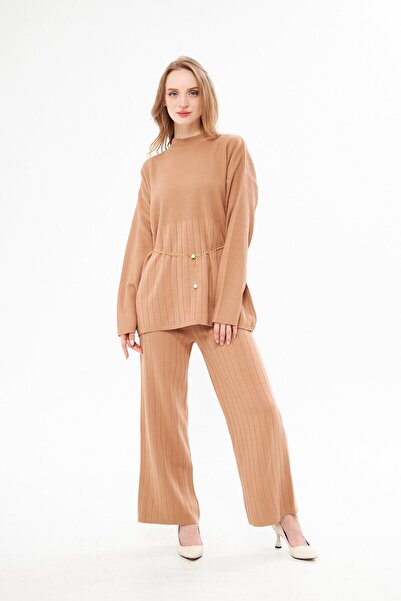 Minharir Set de tricotaje duble cu lanț în talie