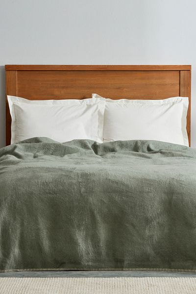Karaca Home Saye, Blanket, Single, Green Beige
