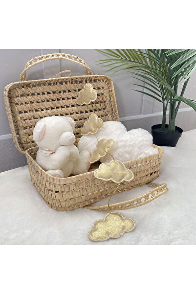 PAMUKA Bulut Dekor Cibinlik Süsü Altın