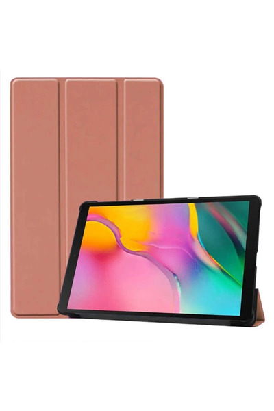 ebulduk Samsung Galaxy Tab S6 10.5 Inç T860 Kılıf Pu Deri Smart Case