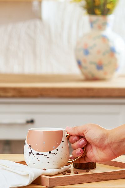 Emsan Watercolor Mug 380 ml Beige