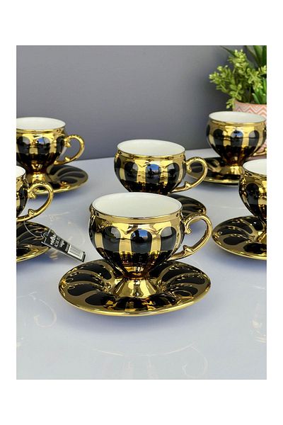 ACAR Lux Porcelain Karius 6-Piece Cup Set