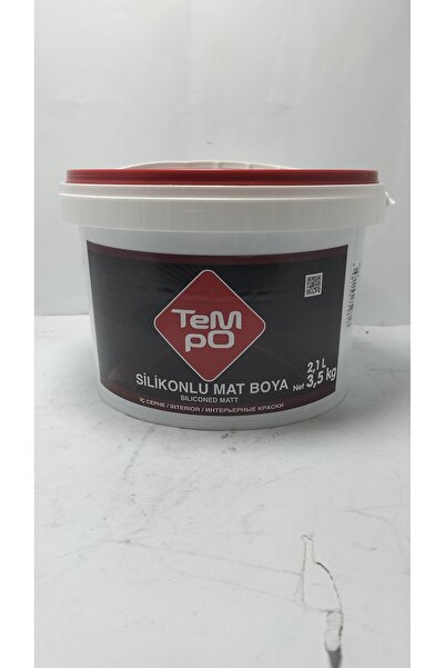 Tempo SLİKONLU MAT BOYA 3,5 KG