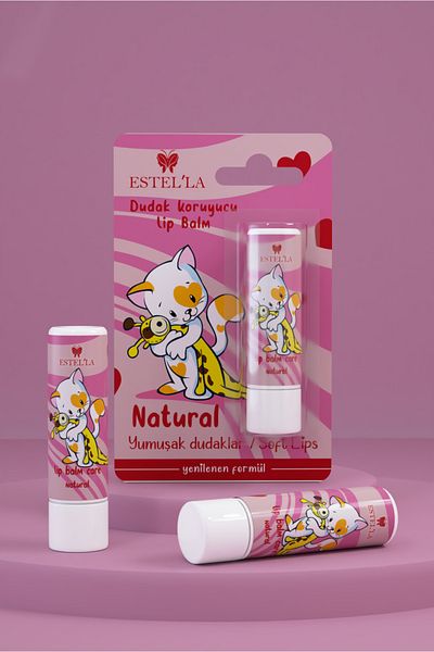 Estella Protection and Repair from Nature - Natural - Lip Care Cream, Shine, Moisturizing Lip