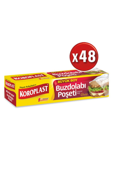 Buzdolabı Poşeti Büyük Boy 30x45 cm 20li x 48 paket (1 koli)