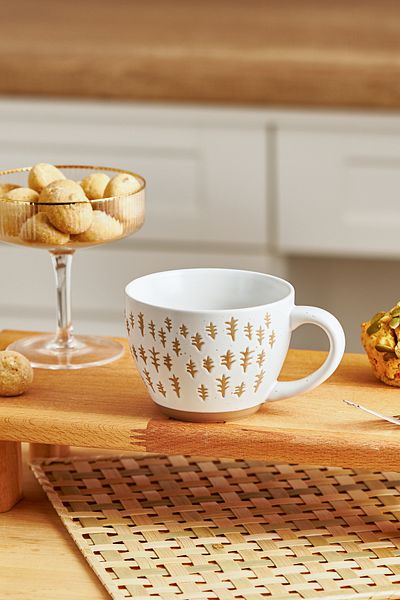 Emsan Beige Stoneware Mug - 350 ml Classic Fall