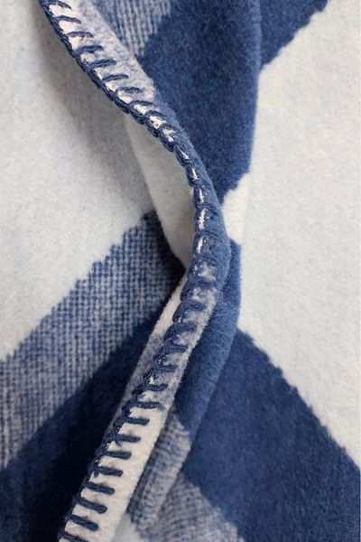 Taç Cotton Single Blanket Wendy Blue