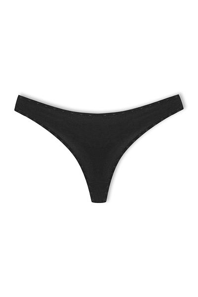 HNX Cotton Heart Rubber Basic Thong Γυναικεία κιλότα 5 τεμαχίων