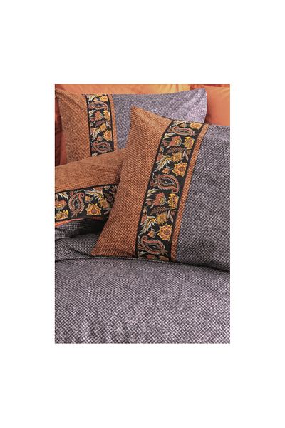 ŞENER HOME Комплект завивки Cotton Box Folk Art с двоен дизайн Dalila Cinnamon
