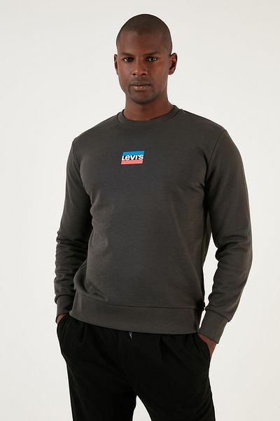Levi's Cotton Regular Fit Crew Neck Sweat Men's SWEAT A2824