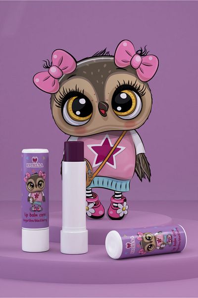 Estella Protection and Repair from Nature - Blackberry - Lip Care Cream, Shine, Moisturizing Lip