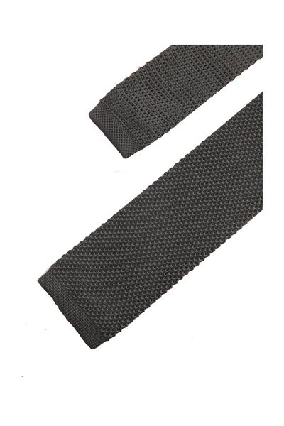 La Pescara Smoked Plain Weave Tie 8250