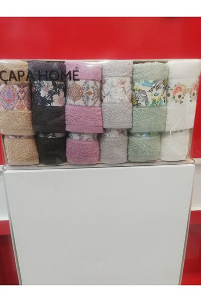 Çapa Home 12 Pack Dowry Gift Daily Kitchen and Hand Face Towel