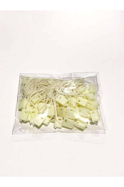 Grdall 150 Pieces - Locked String - Product String - Locked Label String - Light Yellow Color
