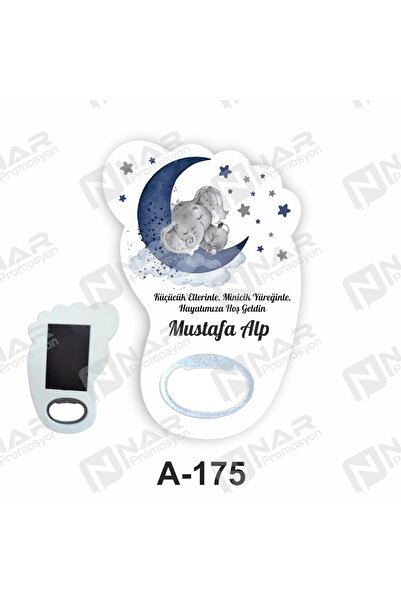 Nar Promosyon 25 Adet Mıknatıslı Ayak İzi Açacak Magnet - Jelatin Hediyeli - ...