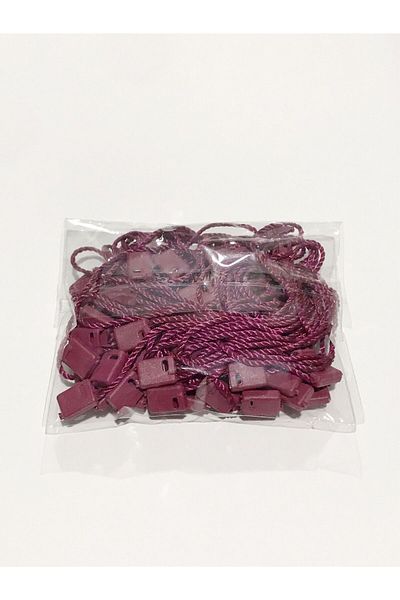 Grdall 150 Pieces - Locked Thread - Product Thread - Locked Label Thread - Claret Red Color