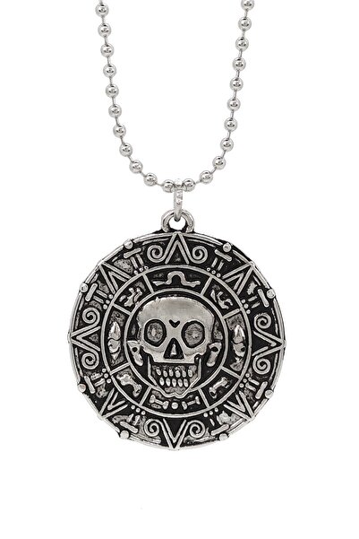 Santalio Karayip Korsanları Para Paslanmaz Kolye Jack Sparrow Madalyon Kolye