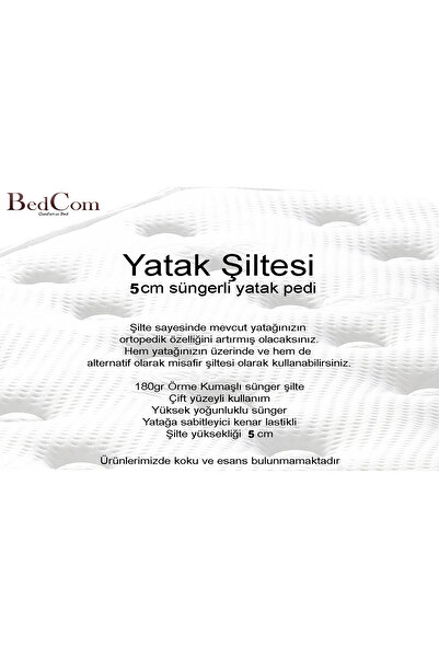 Artex Cotton 160x200 5cm Sünger Şilte Ped Yatak Şiltesi Pedi Topper