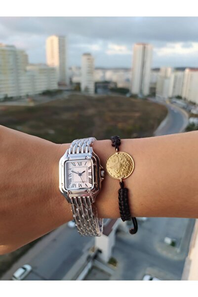 ÇENÇEN Yeni Model Çelik Kasa Model Analog Kadın Kol Saati