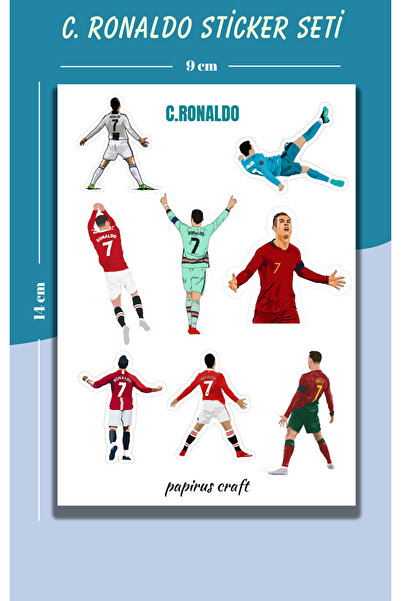 Craft PAPİRUS CRAFT C.RONALDO STİCKER , ETİKET ,ÇIKARTMA SETİ