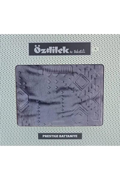 Özdilek Prestige Dark Gray Double Blanket