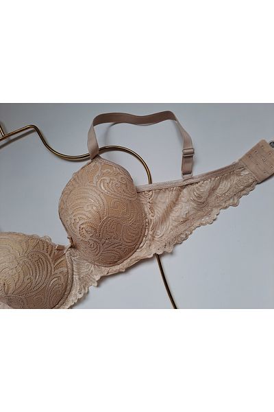NARIYA Γυναικείο σουτιέν C Cup Plus Size Gatherer Brassiere Δαντέλα Λεπτομερές καθημερινό άνετο σουτιέν Εσώρουχα