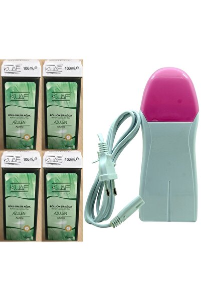 Kuaf Kartus Agda Azulen 100 Gr 4 Lü Paket + Ağda Makinesi