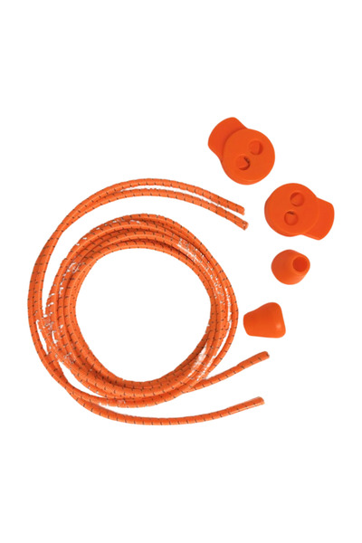 Shoes Comfort Smart Laces, Practical Elastic Shoelaces 100 Cm ORANGE 1 Piece