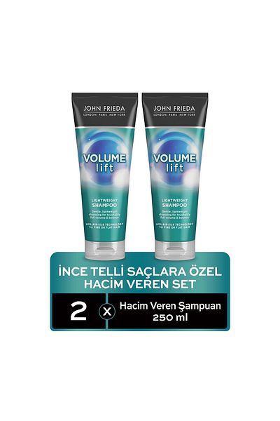 John Frieda 250 ml 2 Pack Volumizing Shampoo for Thin Hair
