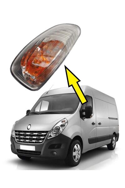 otovista Renault Master 3 Ayna Sinyali Sarı (Sol/Sürücü Tarafı)