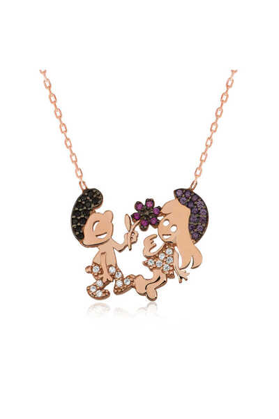 STİLLOVE قلادة السنافر الفضية