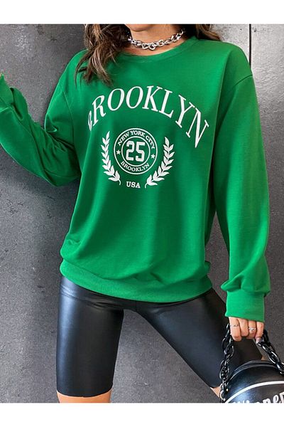 BENROMA BROOKLYN PRINTED UNISEX OVERSIZED SWEAT