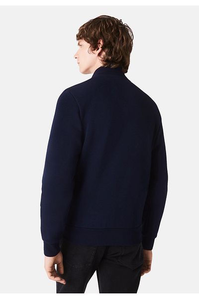 Lacoste Jacke Sweatshirt aus aufgerautem Fleece mit Reißverschluss