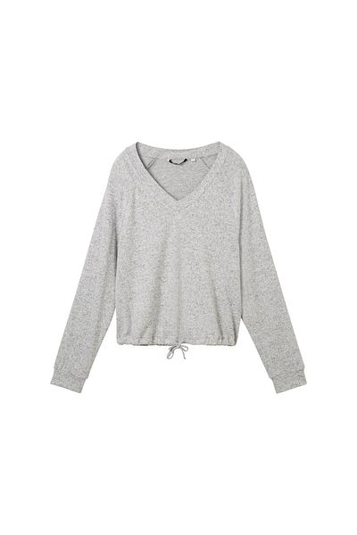 Tom Tailor Denim Тениска Уютна реглан тениска за жени / момичета