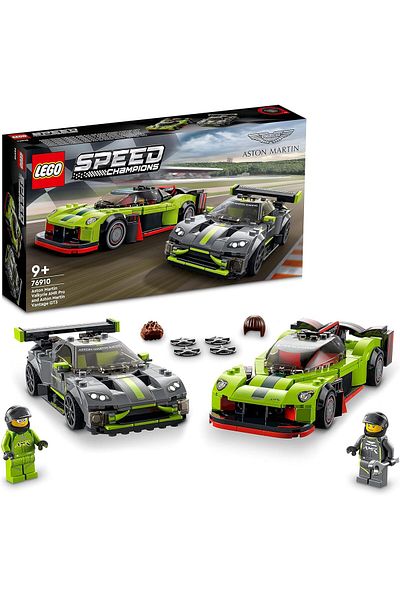 LEGO ® Speed Champions Aston Martin Valkyrie AMR Pro and Aston Martin Vantage GT3 76910 - (592 Pieces)