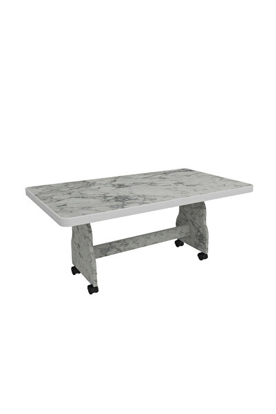 İnci Tekerlekli Orta Sehpa-orta Sehpa-çalışma Masası-balkon Sehpası Mdf