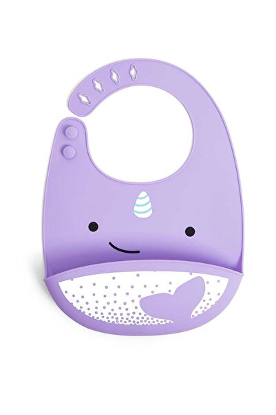 Skip Hop Zoo Silikon Önlük Narwhal