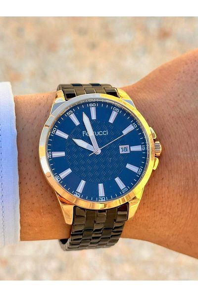 Ferrucci FRC.FT.1.143 Ferrucci Steel Cord 30 Mt Water Resistant New Season Stylish Design Men's Wristwatch