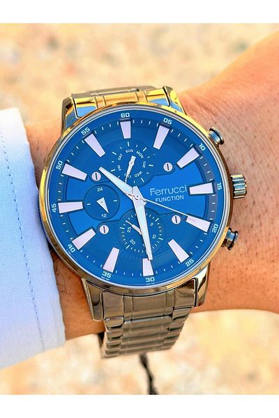 Ferrucci Frc.ft.1.145 Steel Cord Inner Gauges Active Function New Season Men's Wristwatch