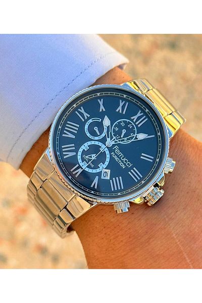 Ferrucci Frc.ft.1.144 Steel Cord Inner Gauges Active Function New Season Men's Wristwatch
