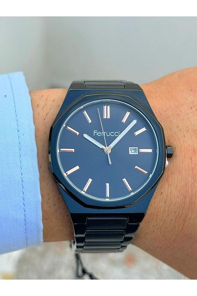 Ferrucci Frc.ft.1.148 Steel Cord 30 Mt Water Resistant New Season Stylish Design Men's Wristwatch