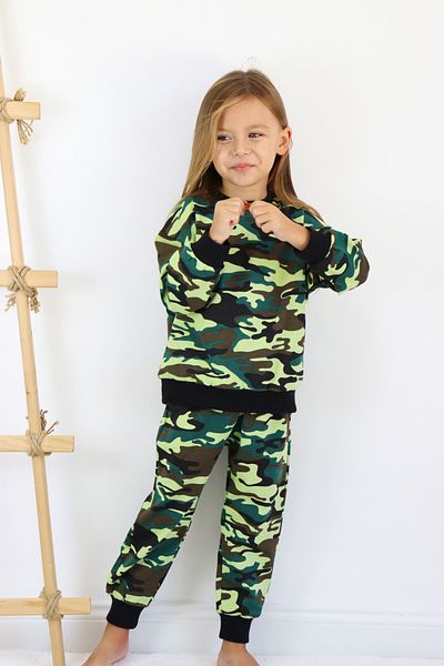 Harika KIDS Κορίτσι-αγόρι (Unisex) Παιδικό ύφασμα με δύο κλωστές μεσαίου πάχους Κεντητό πλεκτό Basic σετ αθλητικής φόρμας