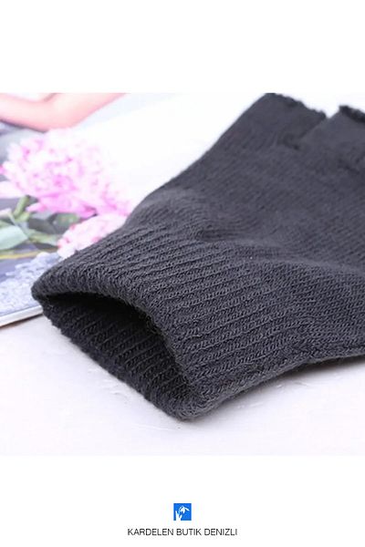 Kardelen Butik Denizli Children and Youth Lycra (Elastic) Fingerless Gloves (Unisex) (Ages 5-12)
