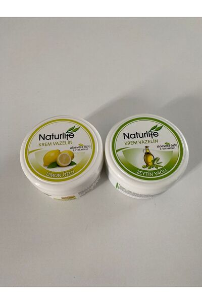 Naturlife NATURLIFE Vaseline Lemon-Olive Lubricated Cream 125 ml Set of 2
