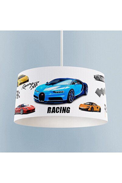 MASAL ODAM BEBEK VE ÇOCUK ODASI Yarış Arabalaları Desenli Avize