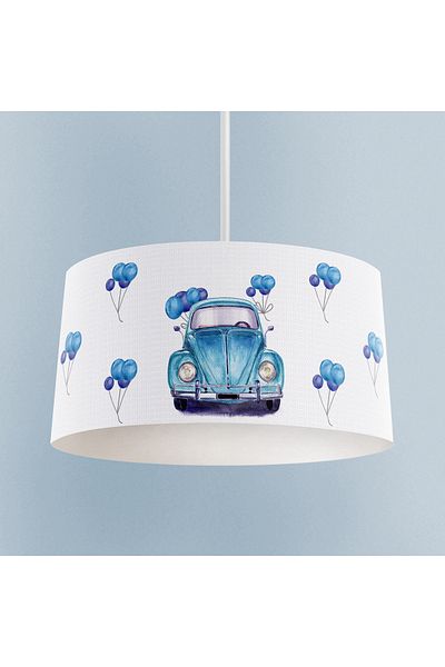 MASAL ODAM BABY AND KIDS ROOM Blue Vosvos Patterned Chandelier