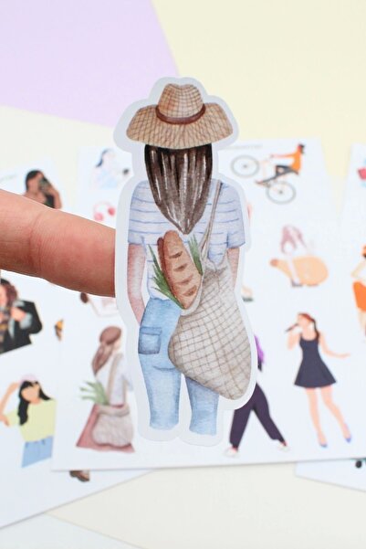 Mona Craftist مجموعة ملصقات للفتيات مكونة من 43 قطعة من ملصقات السفر الخاصة ب...